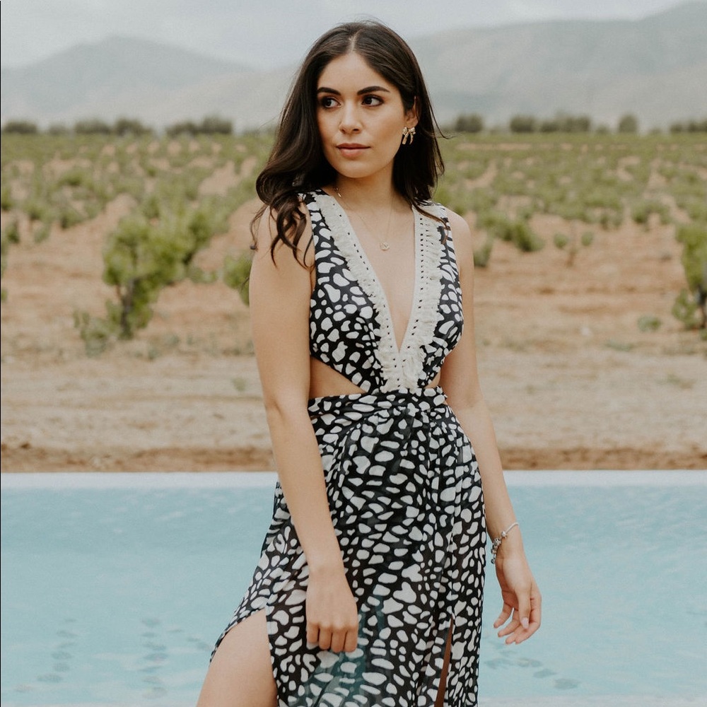 *24 HOUR SALE* Time Off In Tulum Printed Maxi Dress - Picture 9 of 9